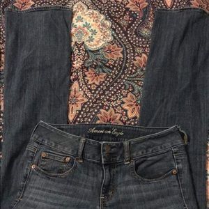 2 pair of American Eagle Jeans